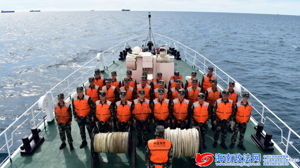 海南海警局组织2021年度舰艇长全训合格考核